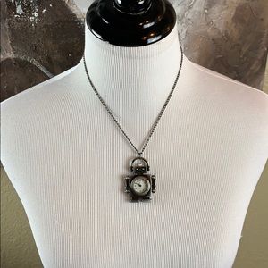 Robot Watch Necklace